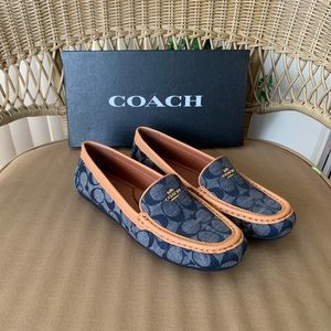 NWT Coach Marley Driver Loafer in Chambray